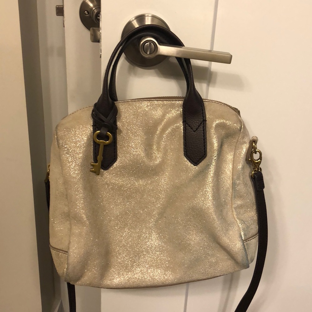 Metallic crossbody